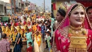 खण्डवा25दिसम्बर24*देशभर से आए 5 हजार किन्नरों ने निकाली शोभायात्रा,