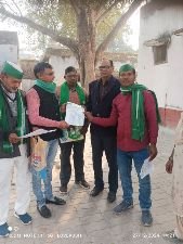 रायबरेली27दिसम्बर24*भू माफियों के खिलाफ भारतीय किसान यूनियन का हल्ला बोल