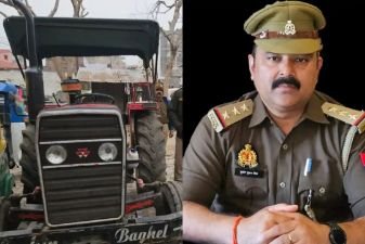 एटा30दिसम्बर24*चोरी गया ट्रेक्टर,एटा सिंघम ने 24 घण्टे के अन्दर ही खोज निकाला।