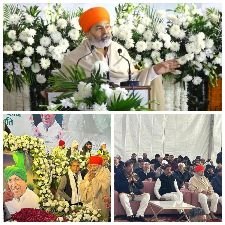 मथुरा31दिसंबर24*आज हरियाणा के योग निर्माता लोह पुरुष वह कुशल प्रशासक पूर्व मुख्यमंत्री श्री ओम प्रकाश सिंह