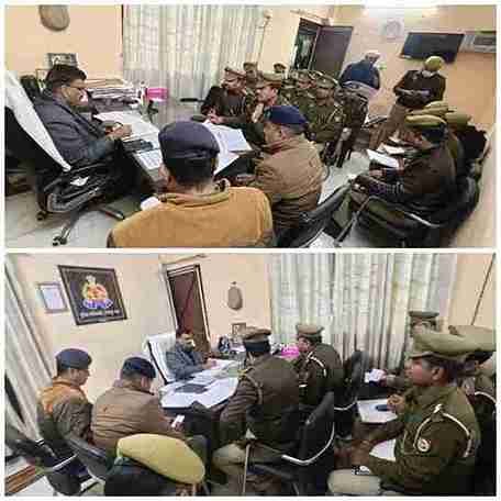 कानपुर नगर २४ दिसम्बर २०२४* पुलिस उपायुक्त (पश्चिम) कानपुर नगर द्वारा थाना रावतपुर का किया गया अर्दली रूम।