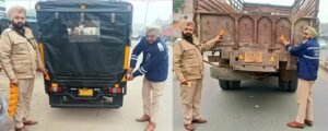 पंजाब07जनवरी25*पुलिस प्रशासन ने वाहनों पर रिफ्लैक्टर लगाये