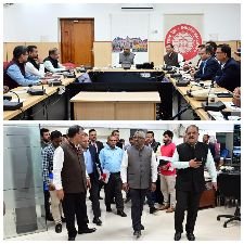 अनूपपुर02जनवरी25*महाप्रबंधक बिलासपुर मुख्यालय व मंडल स्थित विभिन्न कार्यालयों और कार्यों का निरीक्षण किया ।