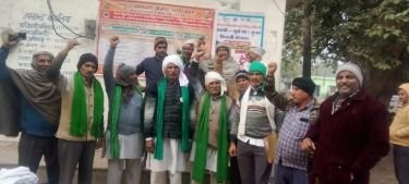 मथुरा3जनवरी25*चौधरी करुआ सिंह बरिष्ठ राष्ट्रीय प्रचार मंत्री भारतीय किसान यूनियन निवास जिला मथुरा पहुंचे