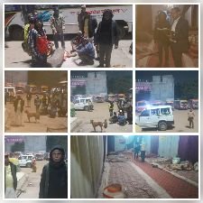 मिर्जापुर:3 जनवरी 25 *रेन बसेरा और अलाव का निरीक्षण*