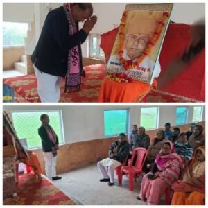 औरैया05जनवरी24*बाबूजी ने समाज का गौरव बढ़ाया - उत्तम सिंह