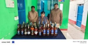 पूर्णिया बिहार7जनवरी25*अवैध शराब के विरुद्ध पूर्णिया पुलिस की कार्रवाई। 23.250 लीटर विदेशी शराब बरामद।