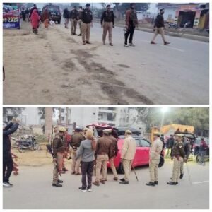 कौशांबी07जनवरी25*महाकुंभ मेला को लेकर एसपी ने लिया सुरक्षा व्यवस्था का निरीक्षण*