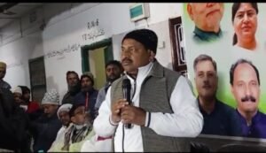 पूर्णिया बिहार7जनवरी25*जनता दल यूनाइटेड अल्पसंख्यक विकास यात्रा रथ का काफिला कसबा पहुंचा,सभा में तब्दील