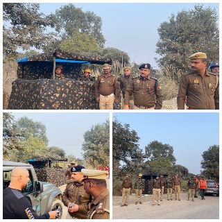 कौशांबी08जनवरी25*कोखराज पुलिस ने सकाढा तिराहा चेक पोस्ट पर वाहनों को किया चेक*