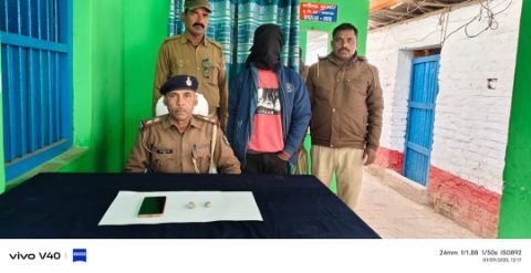 पूर्णिया बिहार 9 जनवरी 25 पुलिस की कार्रवाई। एक स्मैक तस्कर 10.25 ग्राम स्मैक के साथ गिरफ्तार।