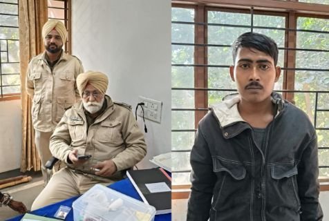पंजाब10जनवरी25*5 ग्राम हैरोइन सहित युवक काबू, पुलिस रिमांड पर