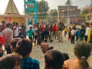 भागलपुर13जनवरी25*असामाजिक तत्वों ने शिवमंदिर प्रांगण में फेंका मांस का टुकड़ा,