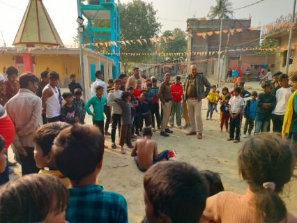 भागलपुर13जनवरी25*असामाजिक तत्वों ने शिवमंदिर प्रांगण में फेंका मांस का टुकड़ा,