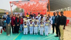 बाराबंकी12जनवरी25*स्वदेशी उद्यमी महोत्सव: तीरंदाज़ी एवं ताईक्वांडो प्रतियोगिता में खेल, स्वदेशी और उद्यमिता का संगम**