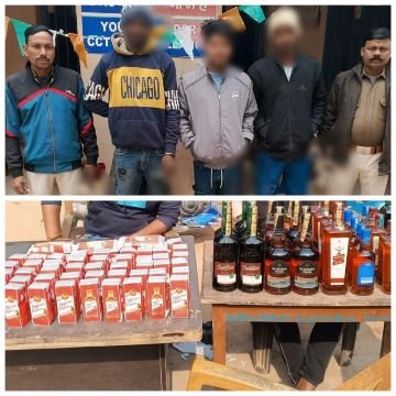 पूर्णिया बिहार 15 जनवरी 25* पूर्णिया पुलिस की बड़ी कार्रवाई 19 , 755 लीटर शराब बरामद ।