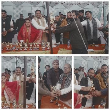 महोबा16जनवरी25*खन्ना को 3 विकेट से हरा कर परछा क्लब बना चैंपियन