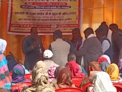 अयोध्या19जनवरी25*बाबा मुबीन शाह ए आज़म की याद में चौधरी गार्डन में कंबल वितरण कार्यक्रम का हुआ भव्य आयोजन