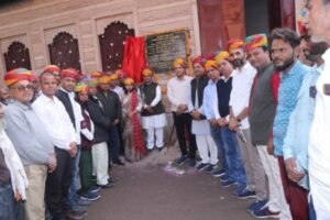 जोधपुर19जनवरी25* वार्ड नं 53 उत्तर में नहर मरम्मत कवरिंग व सड़क निर्माण कार्यों का शिलान्यास किया गया।