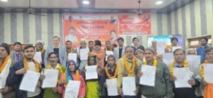 अयोध्या18जनवरी25*विधायक ने किया घरौनी वितरण