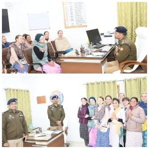 महाकुम्भनगर19जनवरी25*रूस और यूक्रेन से आई महिला सैलानियों ने महाकुम्भ की व्यवस्था को सराहा