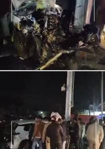 देहरादून24जनवरी25*देर रात हुआ भीषण कार हादसा