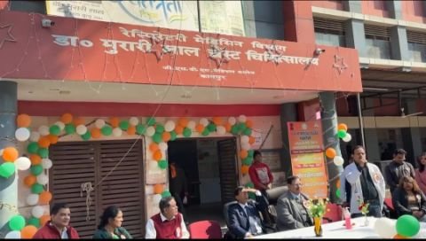 कानपुर नगर26जनवरी25*गणतंत्र दिवस के अवसर पर डाक्टर ने शहर वासियों को दिया सन्देश।