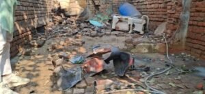 सहारनपुर27जनवरी25*गैस सिलेंडर फटने जोरदार धमाका, सामान जलकर हुआ खाक*