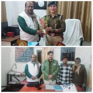 पूर्णिया बिहार 31 जनवरी25*शबाना आज़मी को गुलदस्ता देकर नवाज़ा गया: वसीम कमाली।