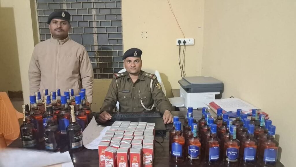 पूर्णिया बिहार 4 फरवरी 25अवैध शराब के विरुद्ध पूर्णिया पुलिस की कार्रवाई।