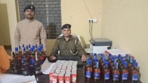 पूर्णिया बिहार 4 फरवरी 25अवैध शराब के विरुद्ध पूर्णिया पुलिस की कार्रवाई।
