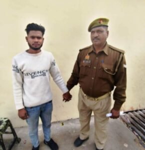 कानपुर नगर04फरवरी25*चोरी की बाइक सहित एक युवक गिरफ्तार