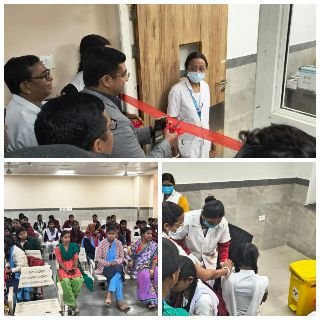 पूर्णिया बिहार5फरवरी25* गर्भाशय ग्रीवा के कैंसर से सुरक्षा के लिए जीएमसीएच में लगाया गया एचपीवी टीका। पूर्णिया बिहार5फरवरी25* गर्भाशय ग्रीवा के कैंसर से सुरक्षा के लिए जीएमसीएच में लगाया गया एचपीवी टीका।