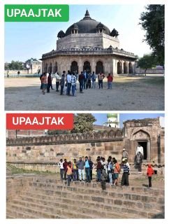 सासाराम05फरवरी25*हसन शाह सूरी मकबरा का हो रहा सौंदर्यीकरण*