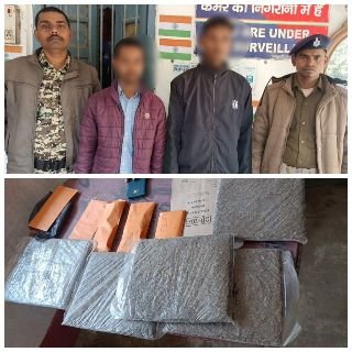 पूर्णिया बिहार 6 फरवरी 25*नशे के विरुद्ध पूर्णिया पुलिस की कार्रवाई।