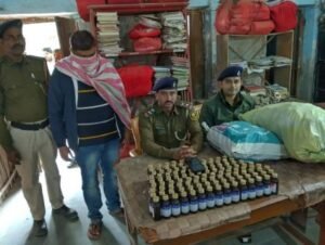 पूर्णिया बिहार 8 फरवरी25* 520 बोतल कोडिनयुक्त कफ सिरप साथ अभियुक्त गिरफ्तार।