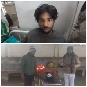 भागलपुर08फरवरी25*बाइक लगाकर वॉशरूम कर रहे हैं दो लोगों को टेंपो ने कुचला एक की मौत एक घायल*