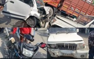 सहारनपुर09फरवरी25*थाना गागलहेड़ी के गांव कैलाशपुर में हुआ सड़क हादसा