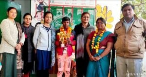 कानपुर नगर09फरवरी25*मंडलीय खेलकूद में विकास ने 200 व 400 मीटर दौड़ में प्रथम स्थान पाया