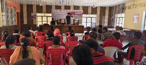 कानपुर नगर14फरवरी25*टीबी मुक्त हो गांव ब्लाक परिसर में दिया गया सुझाव