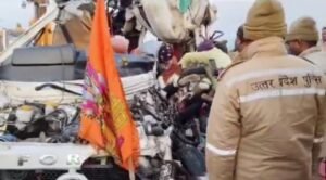 बाराबंकी16फरवरी25*महाकुंभ श्रद्धालुओं के साथ एक और हादसा-