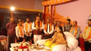 पूर्णिया बिहार 19 फरवरी25*राम-कथा हमे मूल्य आधारित जीवन जीने की देता है प्रेरणा : संतोष कुशवाहा।