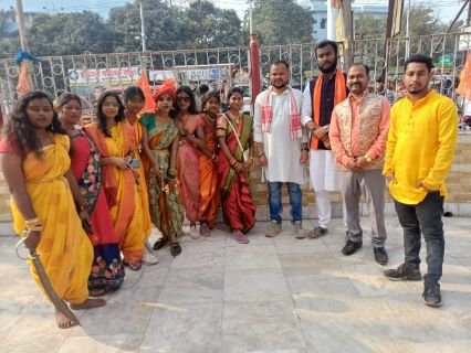 पूर्णिया बिहार 19 फरवरी 25*जयंती पर छत्रपति शिवाजी सेवा संघ ने निकाली शोभायात्रा*