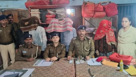 पूर्णिया बिहार19फरवरी25* सहायक खजांची थाना द्वारा पांच अभियुक्तों को किया गिरफ्तार।