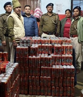 पूर्णिया बिहार25फरवरी25*अवैध विदेशी शराब के विरुद्ध पुलिस की कार्रवाई। 560 लीटर विदेशी शराब के साथ गिरफ्तार।