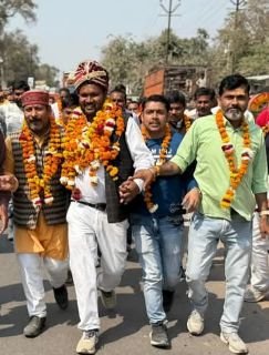 कानपुर नगर21फरवरी25*राधन जि0प0 चुनाव में 2374 वोटो ने भाजपा प्रत्याशी की जीत हुई