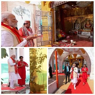 नौगांव छतरपुर23फरवरी25*बागेश्वर धाम में बाला जी सरकार के दर्शन-पूजन का सौभाग्य मिला।