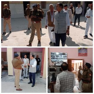 कानपुर देहात24फरवरी25*जिलाधिकारी व पुलिस अधीक्षक ने बोर्ड परीक्षा केन्द्र अकबरपुर इण्टर कालेज का किया निरीक्षण, दिये निर्देश*