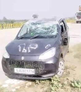 लखनऊ24फरवरी25*UP आगरा एक्सप्रेस वे पर सड़क हादसा, भयंकर कार एक्सीडेंट
