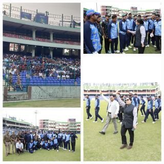 नोयडा27फरवरी25*पुलिस कमिश्नर गौतमबुद्धनगर श्रीमती लक्ष्मी सिंह द्वारा स्टेडियम में पहुंचकर खिलाड़ियों का उत्साहवर्धन किया गया।* नोयडा27फरवरी25*पुलिस कमिश्नर गौतमबुद्धनगर श्रीमती लक्ष्मी सिंह द्वारा स्टेडियम में पहुंचकर खिलाड़ियों का उत्साहवर्धन किया गया।*